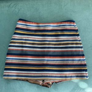 Striped skort